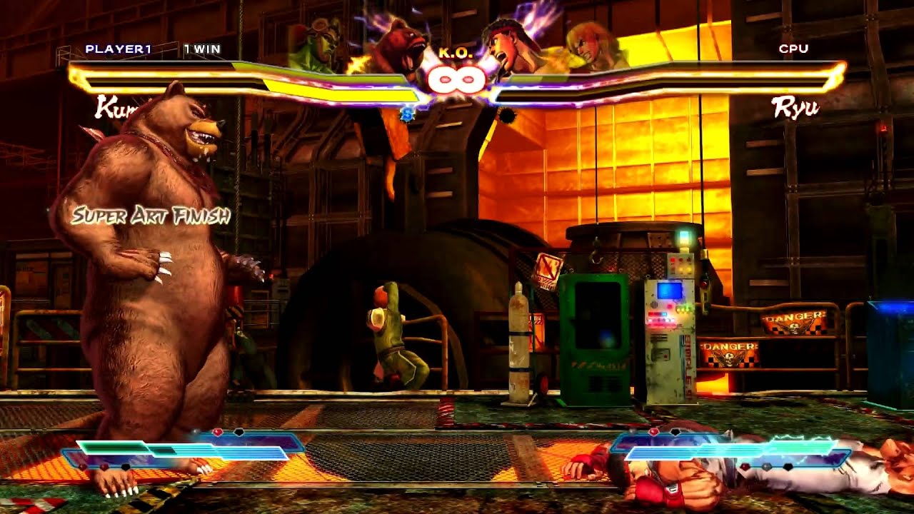 Street Fighter X Tekken All Characters Super Art Finish Hd
