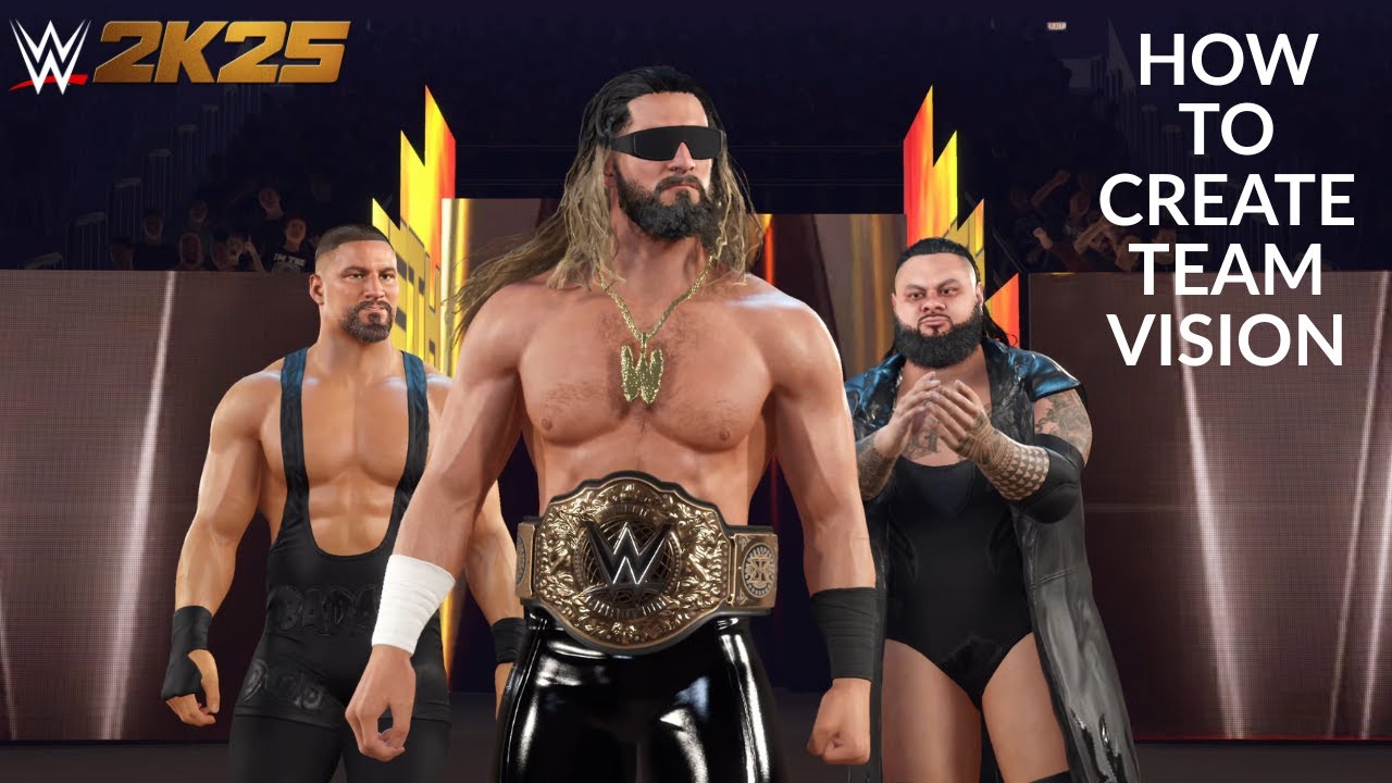 How to Create The Vision in WWE 2k25 Tutorial!