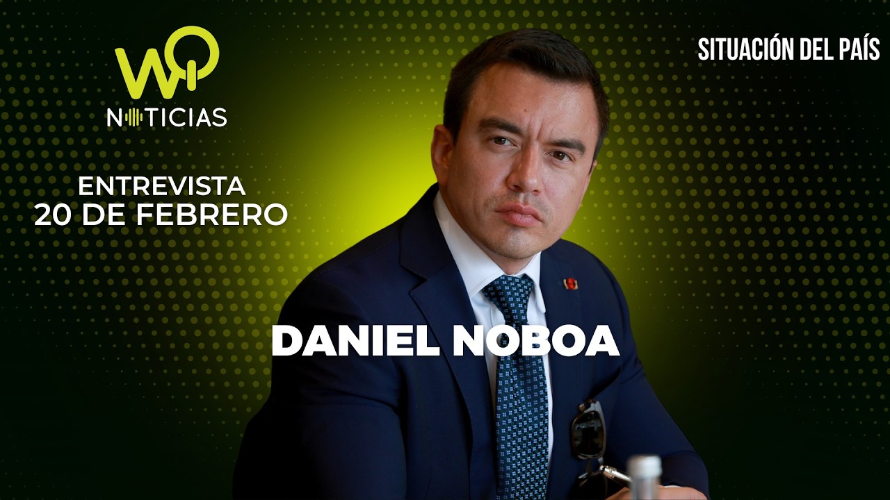 Daniel Noboa, Presidente del Ecuador.