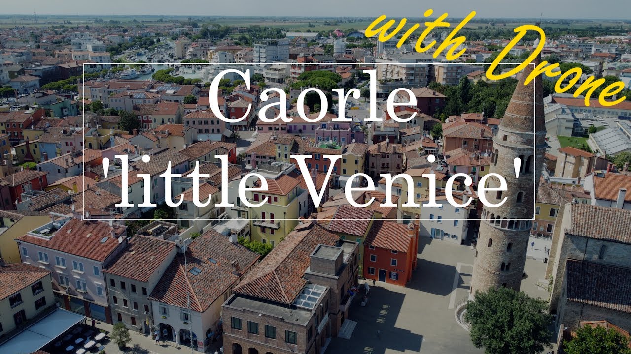 Italy - Caorle 'little Venice' with Drone