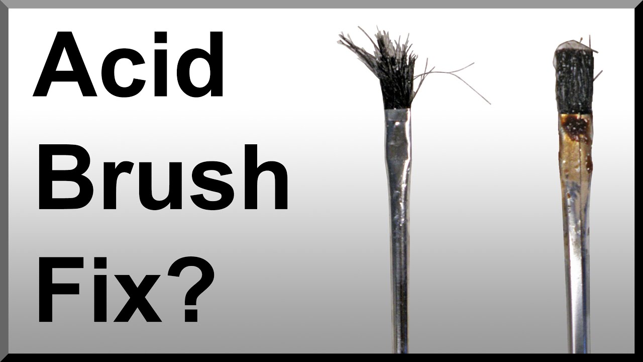 How I Fix My Acid Brushes to Minimize Bristle Loss