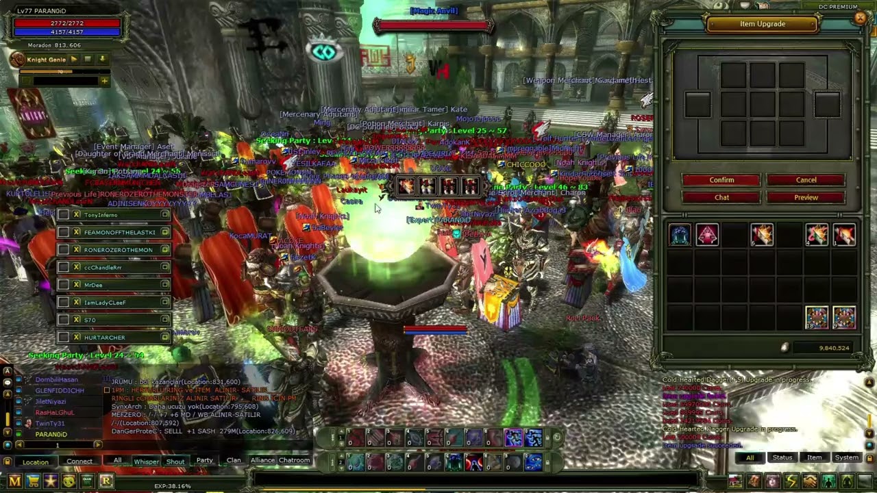 ZERO Up tekte anvilin ışıkları candır :)) #knightonline #mmorpg