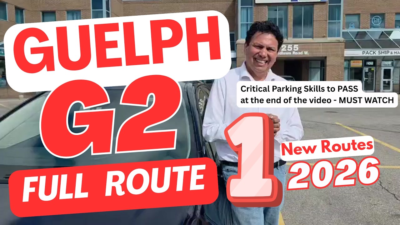 Guelph G2 Drive Test Route 1 2026 | Full Route &  Critical Tips to Pass