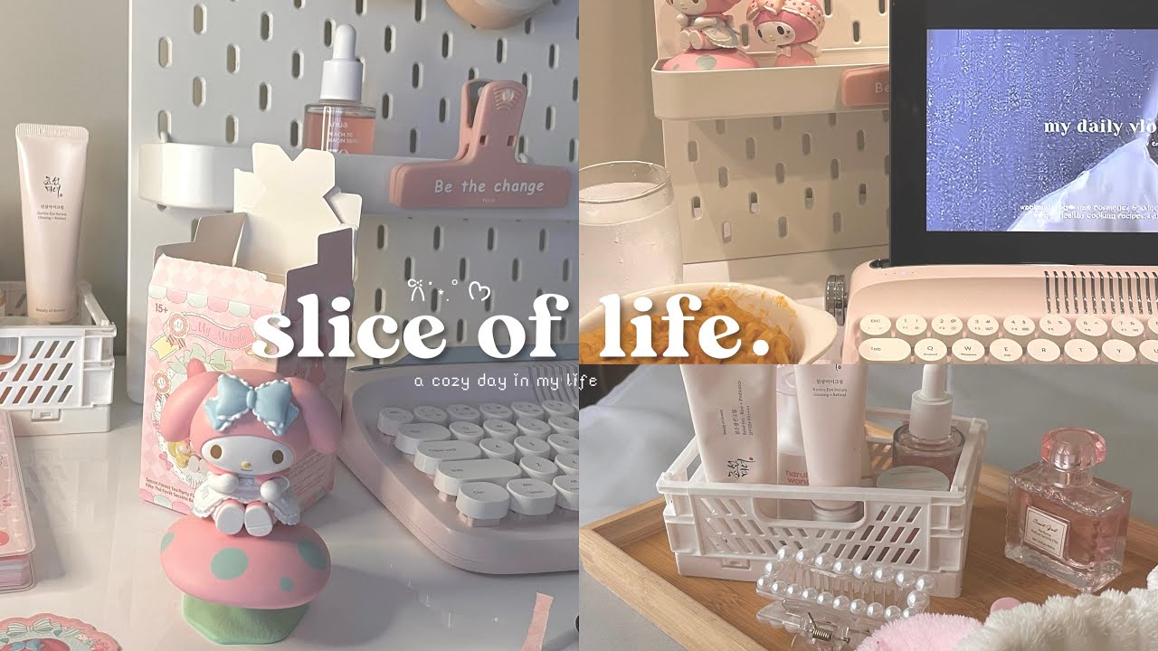 slice of life 🍰: a cozy day in my life 💭| morning skincare 🧴, miniso blindbox 💗 and more. ft. @byfay