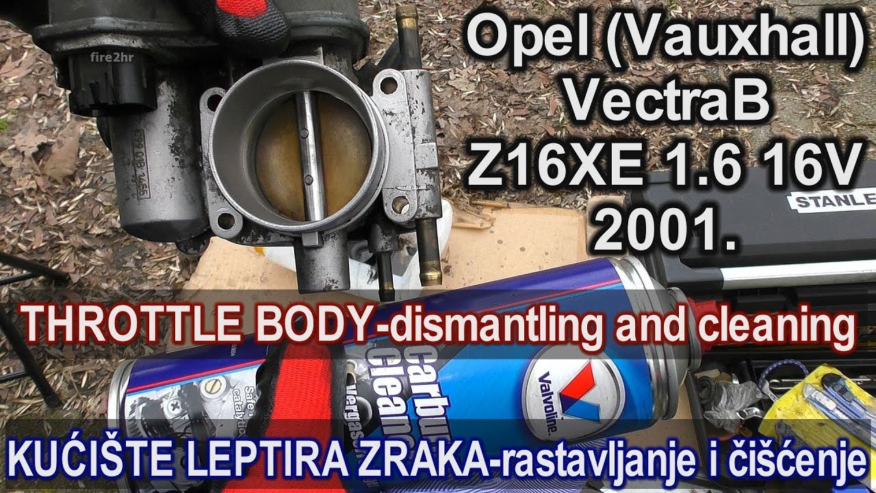 Opel (Vauxhall) VectraB (Z16XE 1.6 16V)-КОРПУС ДРОССЕЛЬНОЙ ЗАСЛОНКИ (разборка и чистка)