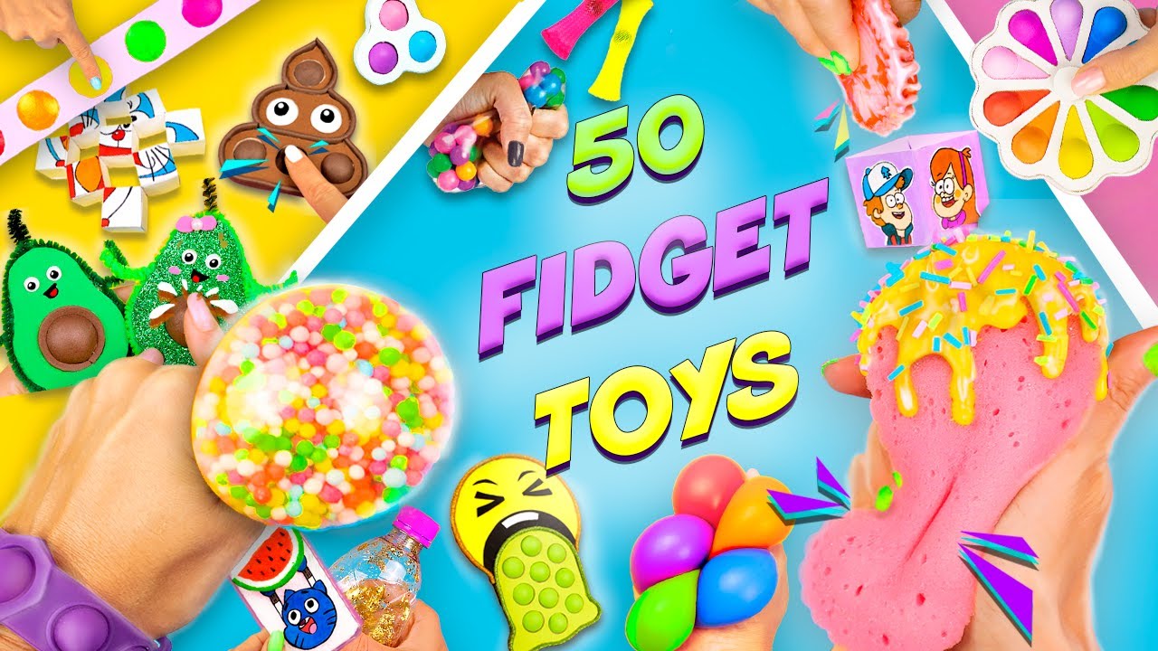 50 Diy Fidget toys | 50 крутых Антистресс Игрушек своими руками