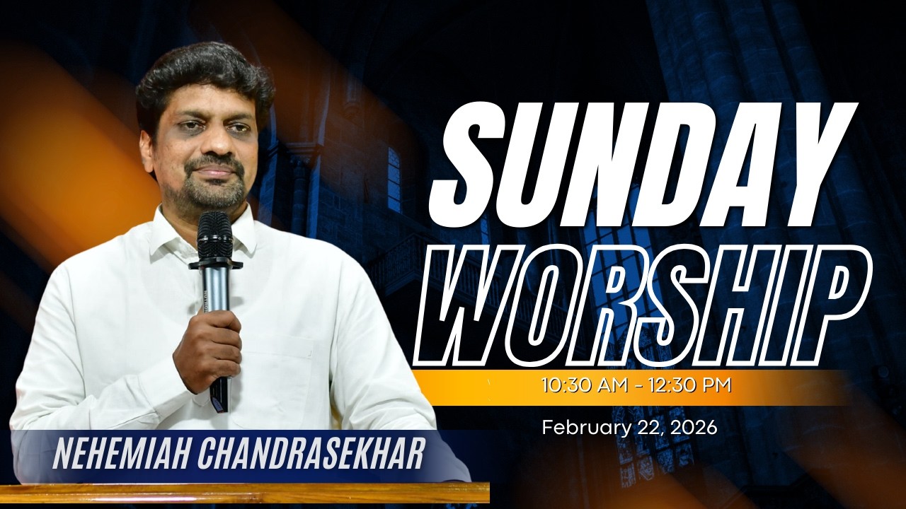 SUNDAY || PRAISE & WORSHIP || 22 FEB 2026 || PS . NEHEMIAH CHANDRASEKHAR || EMMANUEL ROCK CHURCH