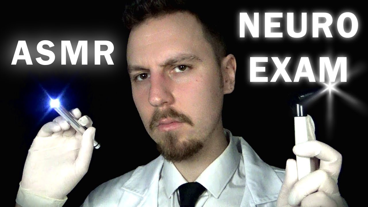 ASMR Neurological Examination, Cranial Nerve Exam, Eye & Ear Cleaning