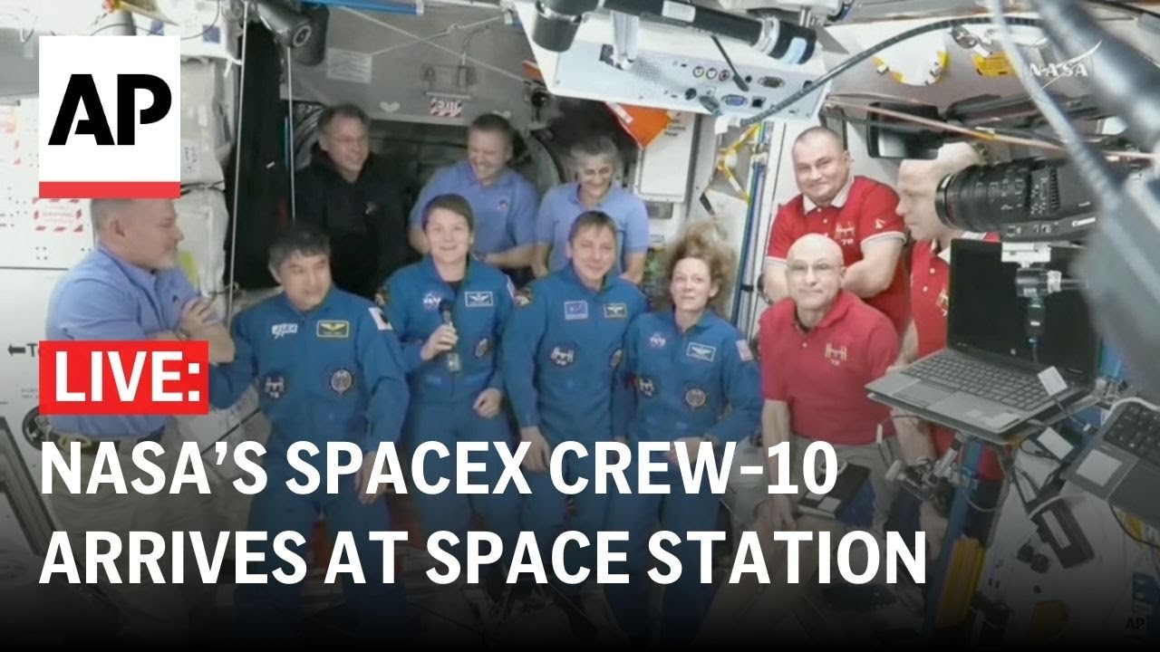 LIVE: Watch NASA&rsquo;s SpaceX Crew-10 docking to International Space Station