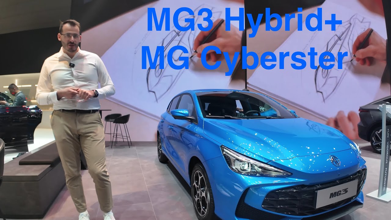 €20'000 MG3 Hybrid, MG Cyberster flagship Electric roadster at #GenevaMotorShow Affordable Luxury