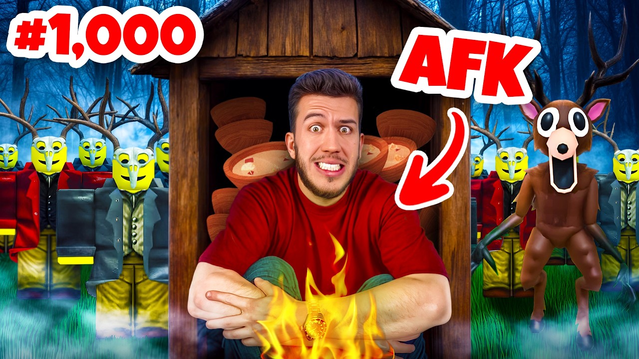 ПОСТРОИХ СИ ТАЙНА AFK БАЗА, ЗА ДА ОЦЕЛЕЯ 1,000 ДНИ В ГОРАТА!