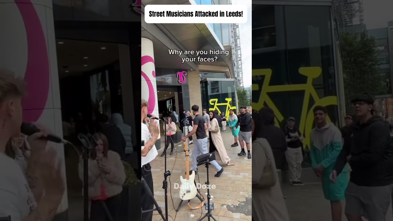 Street Musicians Got Attacked in Leeds!