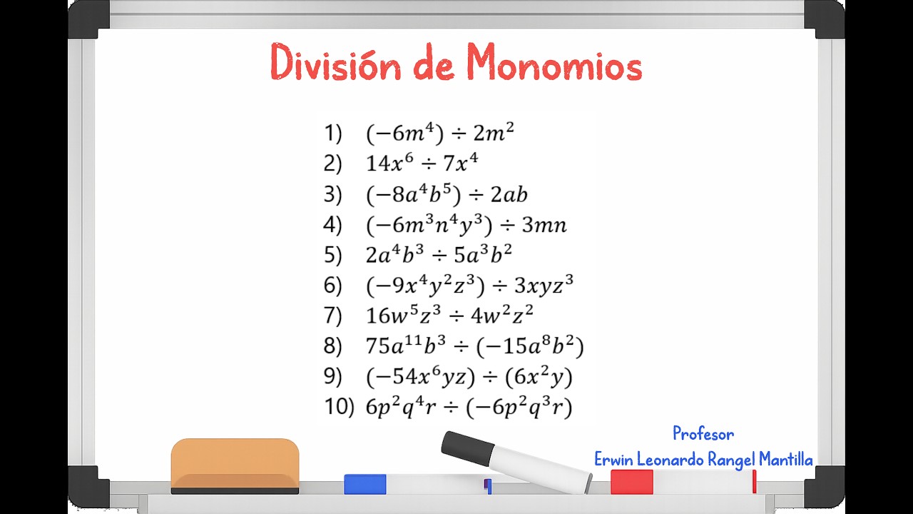 División de Monomios