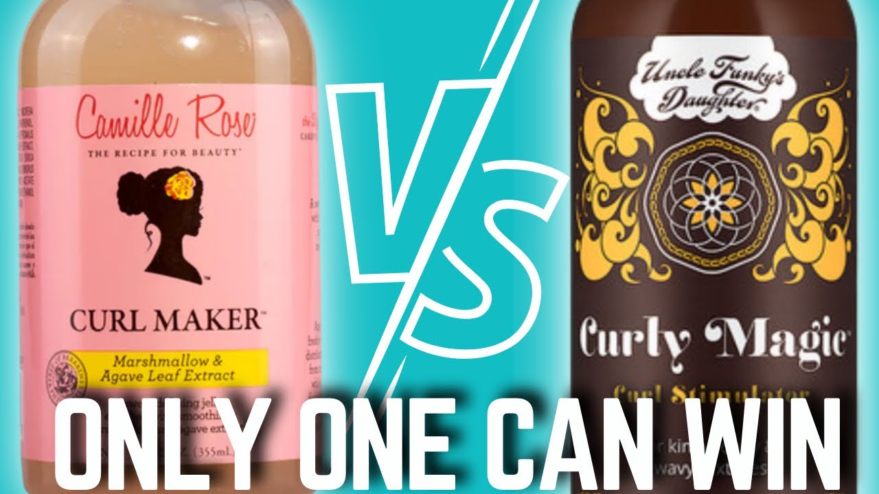 Camille Rose CURL MAKER VS Uncle Funky's Daughter CURLY MAGIC