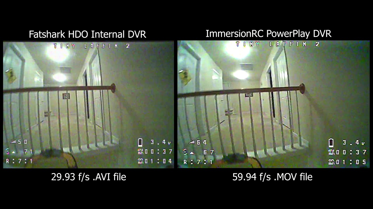 Fatshark DVR vs PowerPlay SIDE BY SIDE!