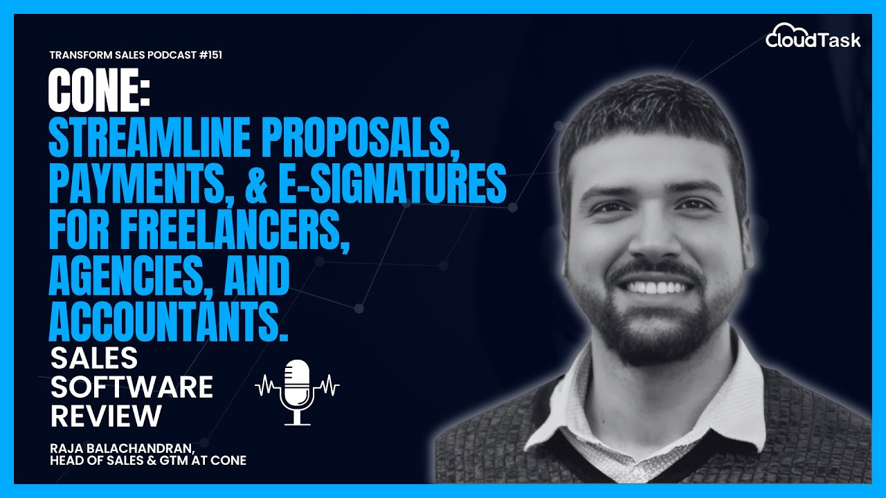 Cone: Streamline Proposals, Payments, & E-Signatures for Freelancers, Agencies, and Accountants