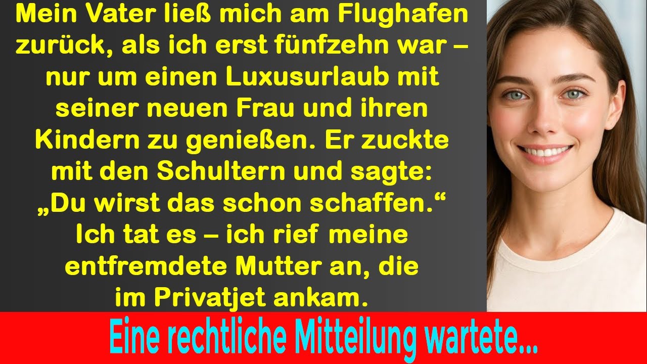 Mein Vater ließ mich mit 15 am Flughafen zurück – um mit seiner neuen Frau luxuriös zu reisen.