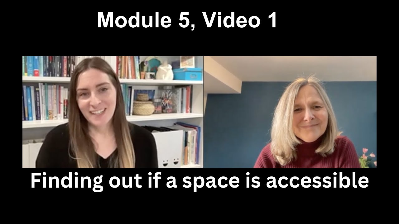 Finding out if a space is accessible.  Accessibility Video 5 1
