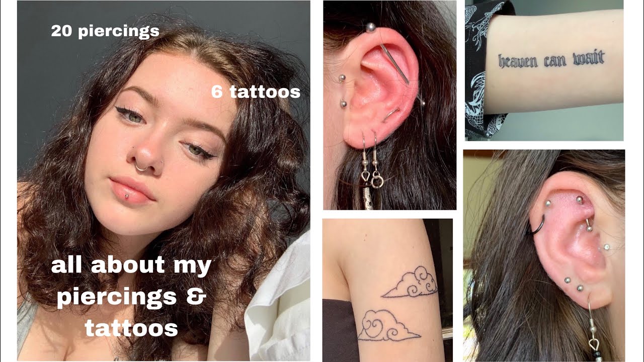all about my piercings and tattoos!!