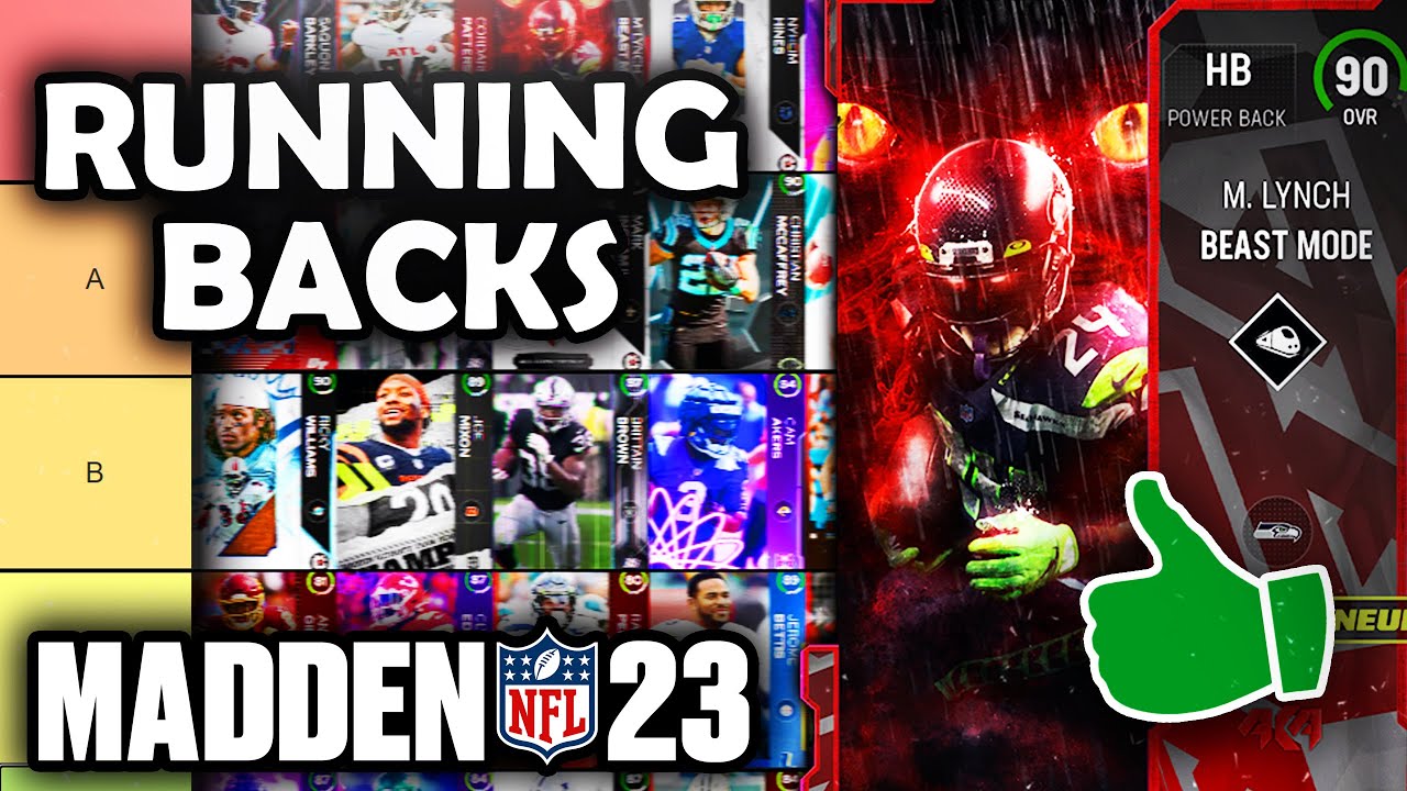 RANKING the BEST Running Backs in Madden 23 Ultimate Team (Tier List)