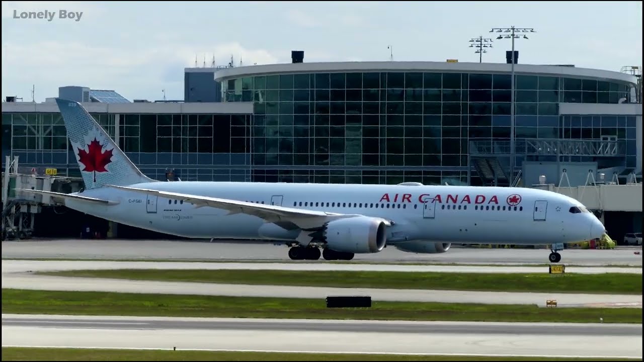 Air Canada - Boeing 787 9 Dreamliners to Tokyo - YVR Airport 4K