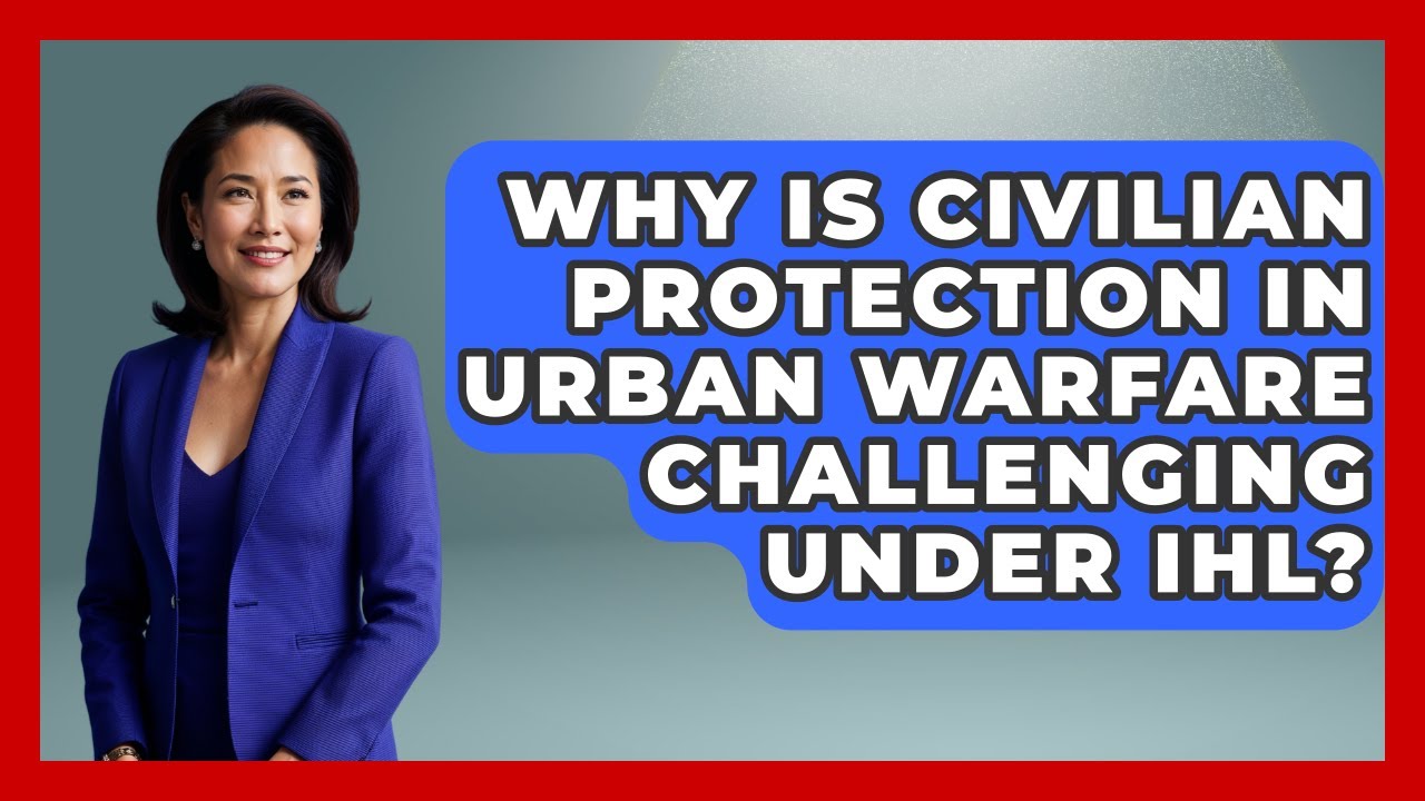 Why Is Civilian Protection In Urban Warfare Challenging Under IHL?