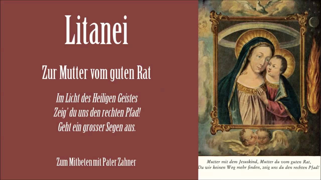 Litanei zur Mutter vom guten Rat