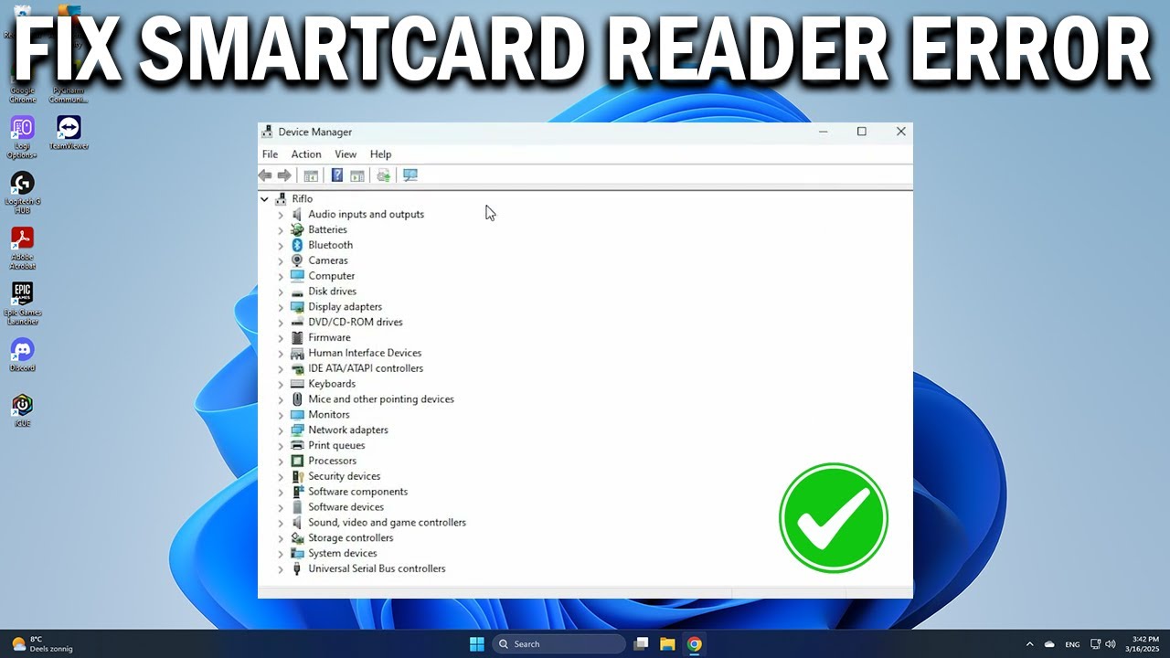 How To Fix Microsoft Usbccid Smartcard Reader WUDF Not Working in Windows 10 or 11 - Easy Fix