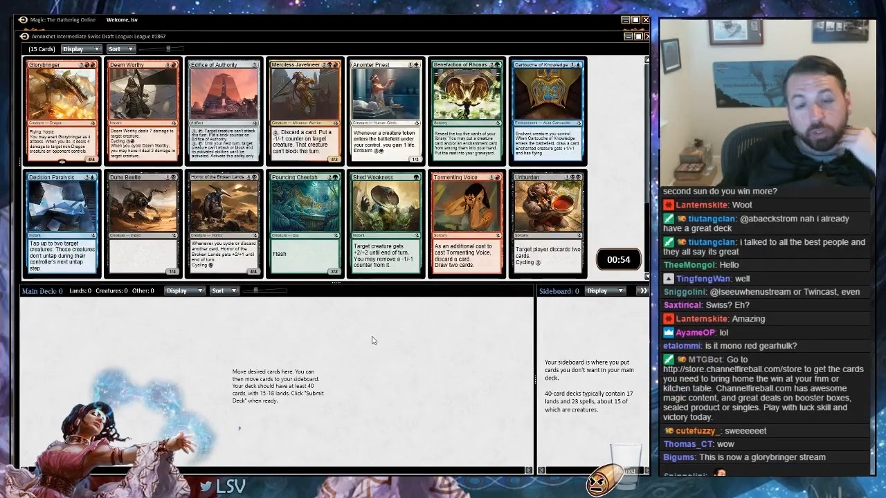 LSV Streams an Amonkhet Draft #4