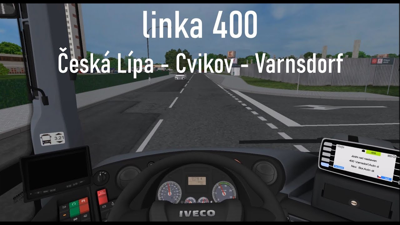 OMSI 2: linka 400 (školní spoj Česká Lípa - Varnsdorf), Iveco Crossway LE LINE 15M ev.č. 11656