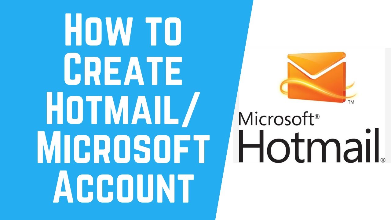 How to Create Microsoft/Hotmail Account | Hotmail Signup
