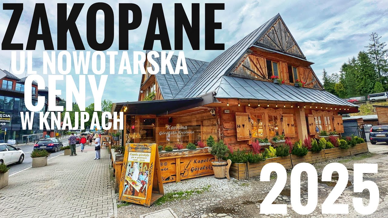 Zakopane w czerwcu: ceny w knajpach na ulicy Nowotarskiej w Zakopanem – sprawdzamy menu!