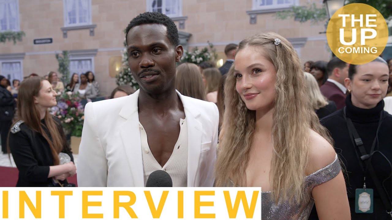 Victor Alli & Hannah Dodd interview on Bridgerton Season 3 at London premiere