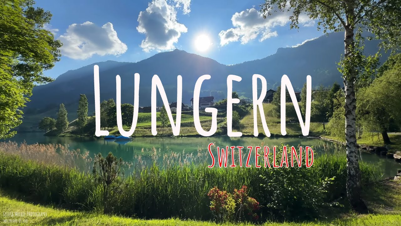 Switzerland: Beautiful Swiss Village Of Lungern In Summer 4k