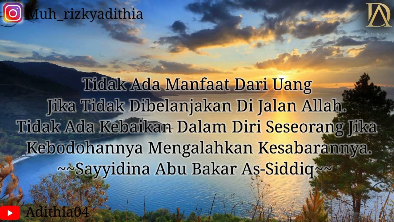 Nasehat & Kalam Hikmah Ahlul Bait|Sayyidina Abu Bakar Ash-Shiddiq (13-05-2022)