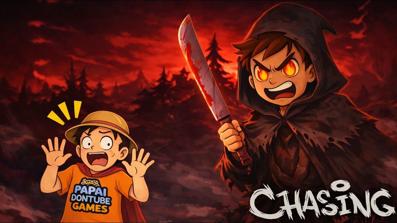 O NOVO MELHOR JOGO do ROBLOX?! 😱 PERSEGUIÇÃO INSANA (Chasing)