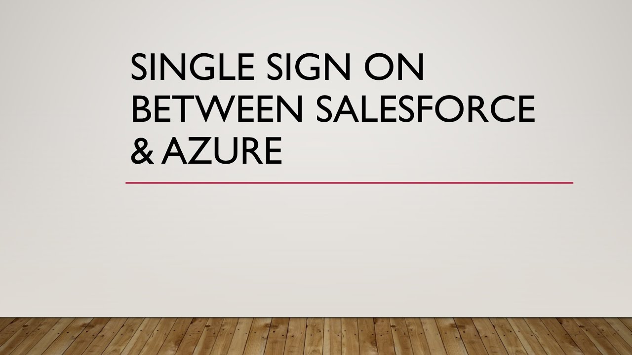 Единый вход (SSO) между Azure и Salesforce | JIT-подготовка пользователей