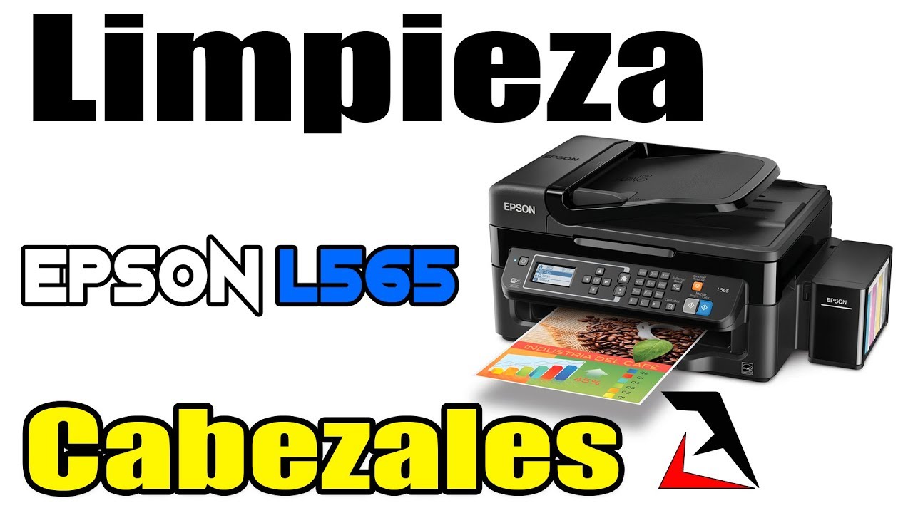 EPSON L565 Limpiar Cabezales [Imprime con RAYAS] (MANTENIMIENTO)