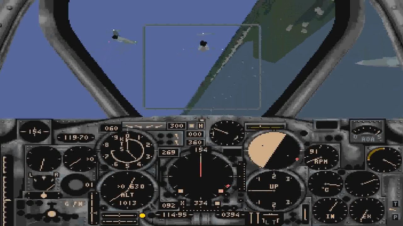 AMIGA Jet Pilot Demo Version AMIGA OCS BUT AGA RUN 1996 Vulcan Software cr HF Disk 1 of 4 adf zip