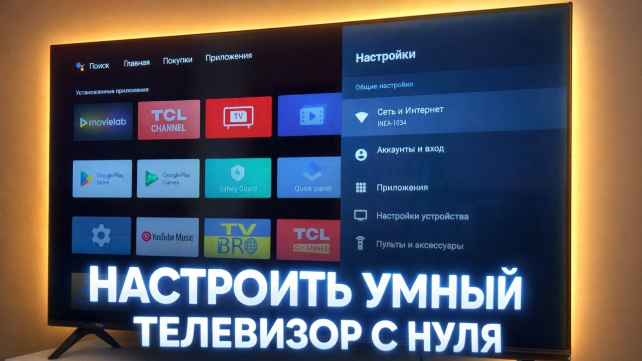 Как настроить умный телевизор с нуля? Инструкция как настроить Smart TV с нуля