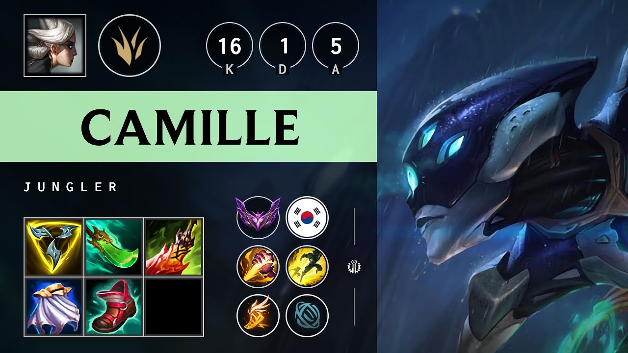 Camille Jungle vs Karthus: Legendary - KR Master Patch 14.24