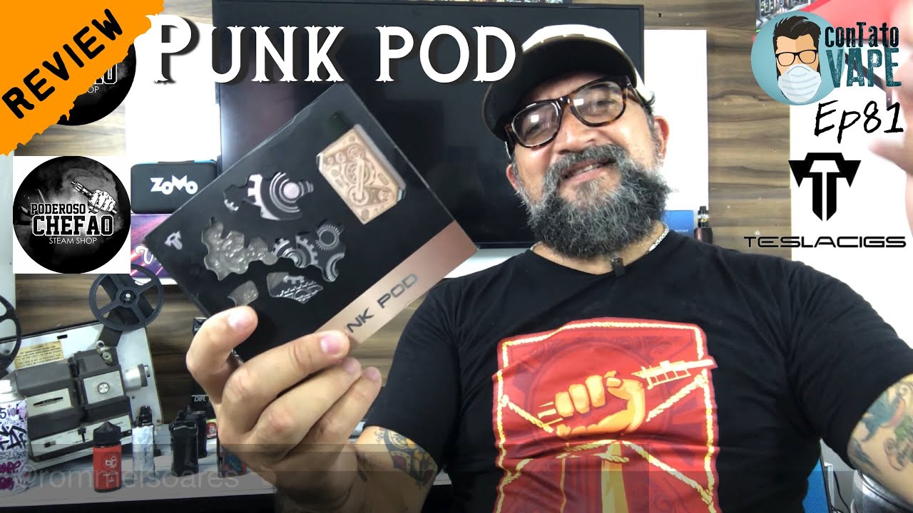 TESLACIGS PUNK POD REVIEW EM PORTUGUÊS BR
