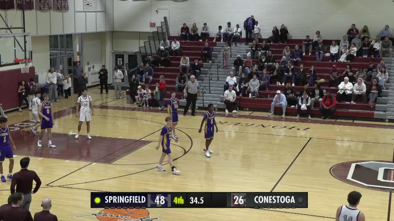 Conestoga Boys Basketball v Springfield 1/9/26 at 7:00pm