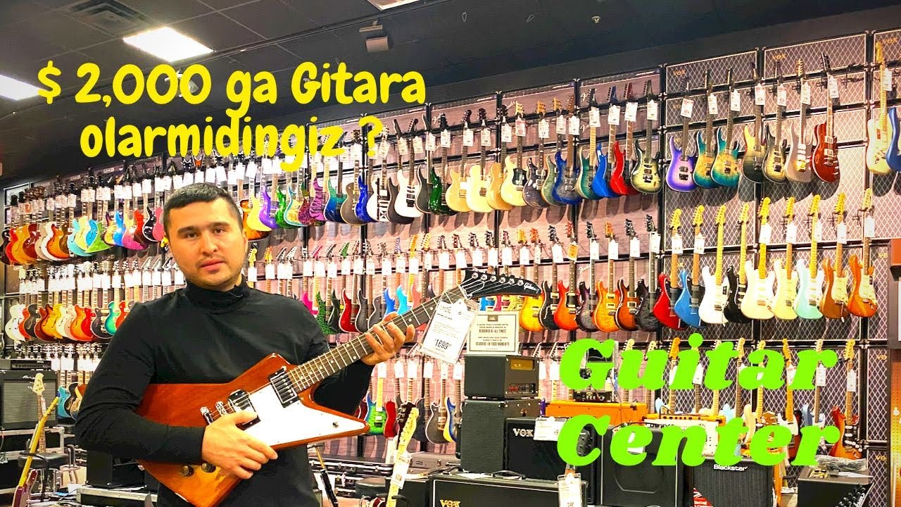 $ 2,000 GA GITARA OLARMIDINGIZ ? AMERIKADA MUSIQA ASBOBLAR NARXLARI VA TURLARI
