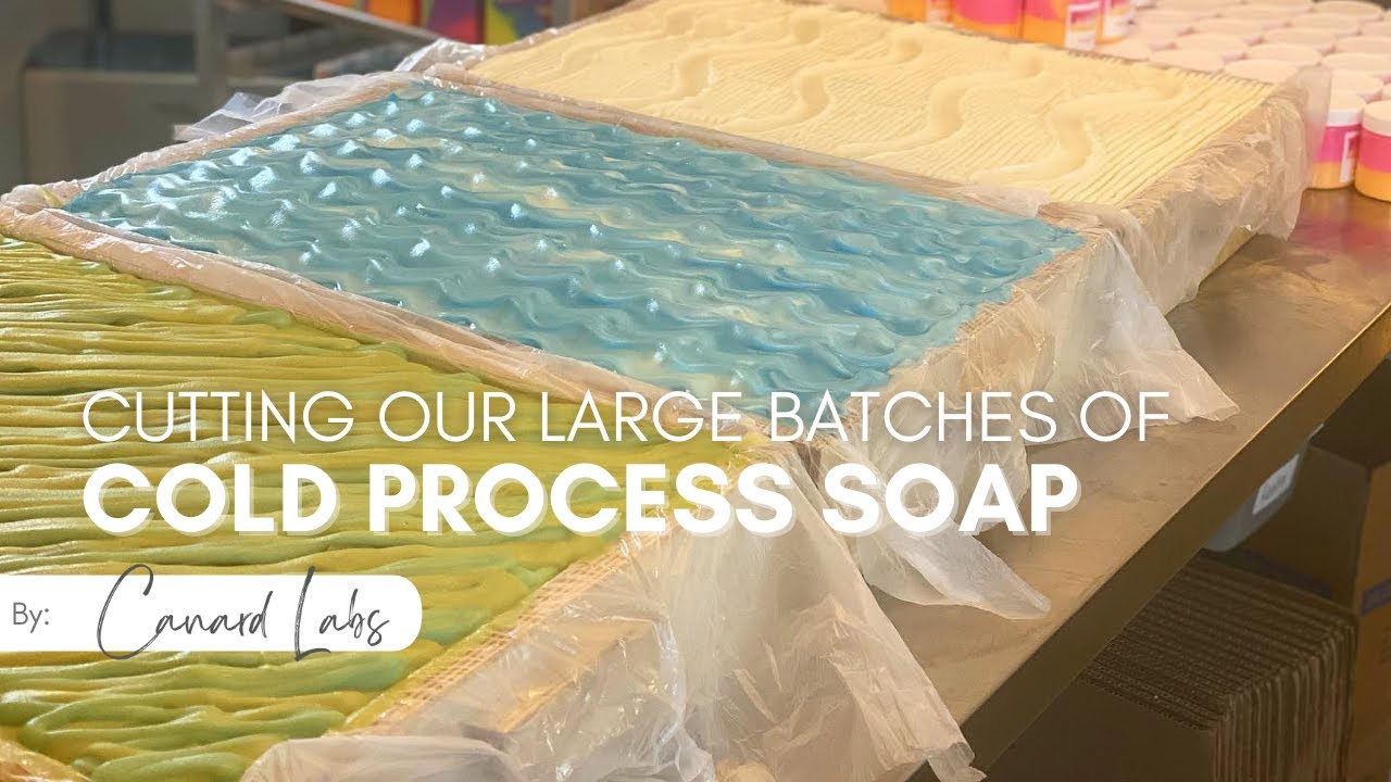 How We Cut Our Large Soap Batches