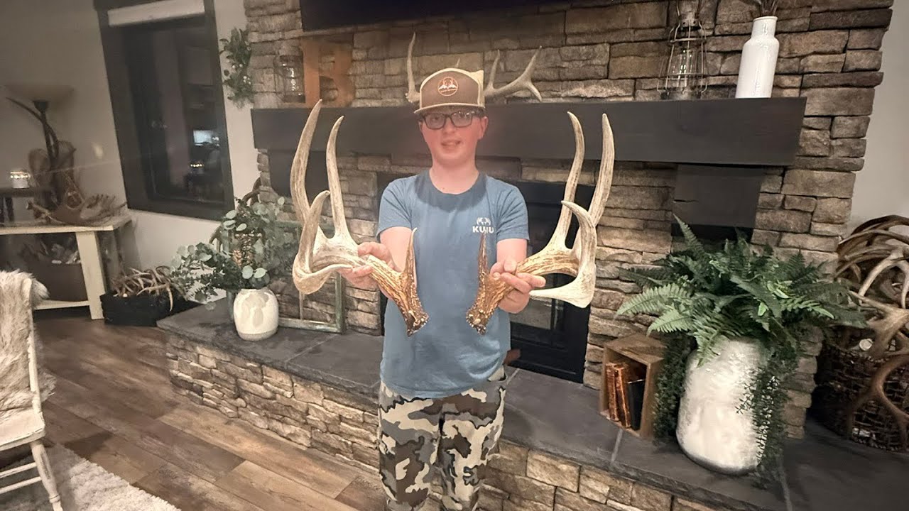 Еще одна ЭПИЧЕСКАЯ охота за сброшенными рогами. ГИГАНТСКИЙ набор рогов белохвостого оленя. #рога ...