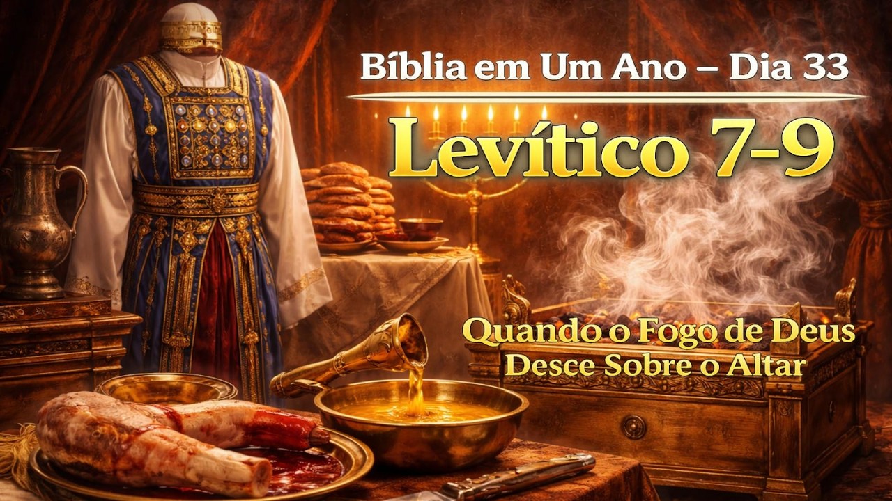 Bíblia em Um Ano – Dia 33 | Quando a Obediência Atrai a Glória de Deus