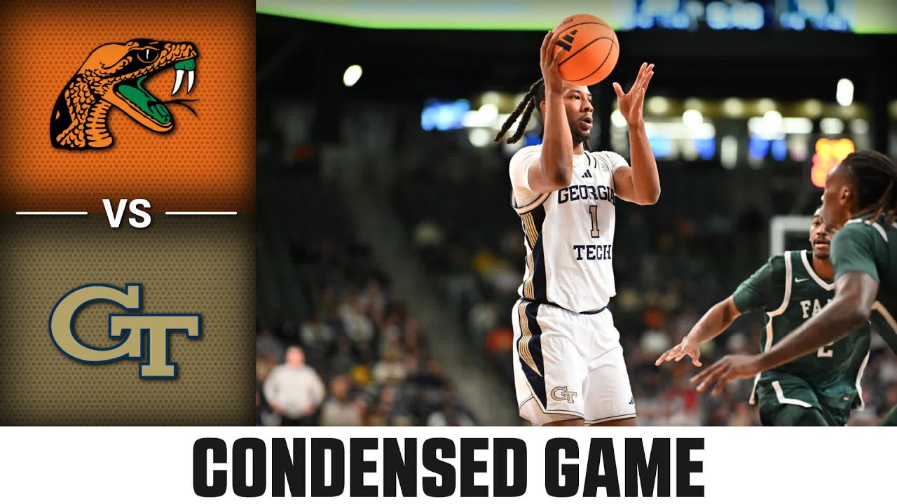 Florida A&M vs. Georgia Tech Condensed Game | 2025-26 ACC Men’s Basketball