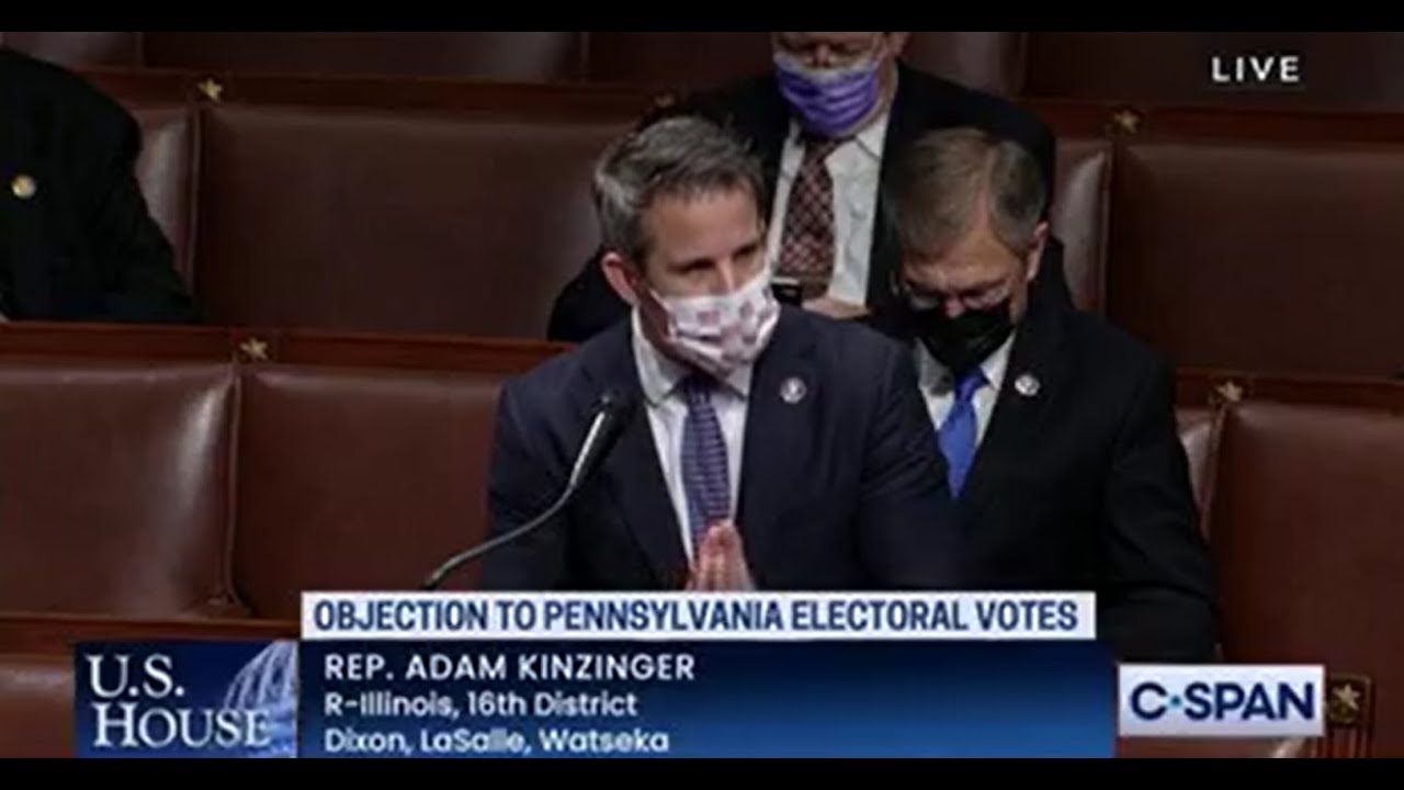 Rep. Kinzinger Floor Speech on Election Certification Following Jan. 6 Coup Attempt