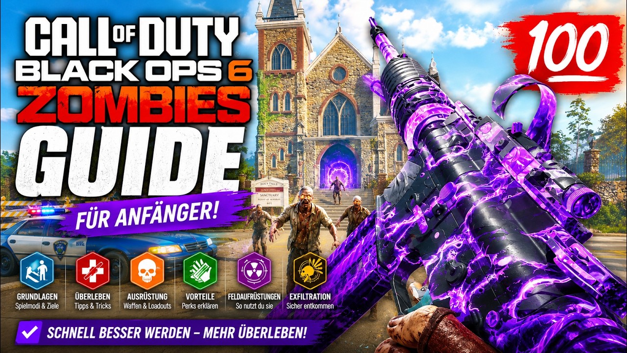 BO6 ZOMBIES STARTER GUIDE ALLES WAS DU WISSEN MUSST! | Black Ops 6 Zombies Guide Deutsch